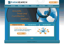 Tablet Screenshot of para-search.com